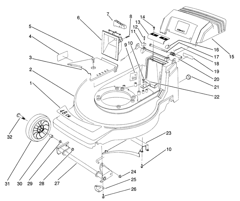 Housing Assembly model No 20906b