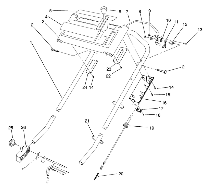 Sp Handle Assembly model No 20906b Only