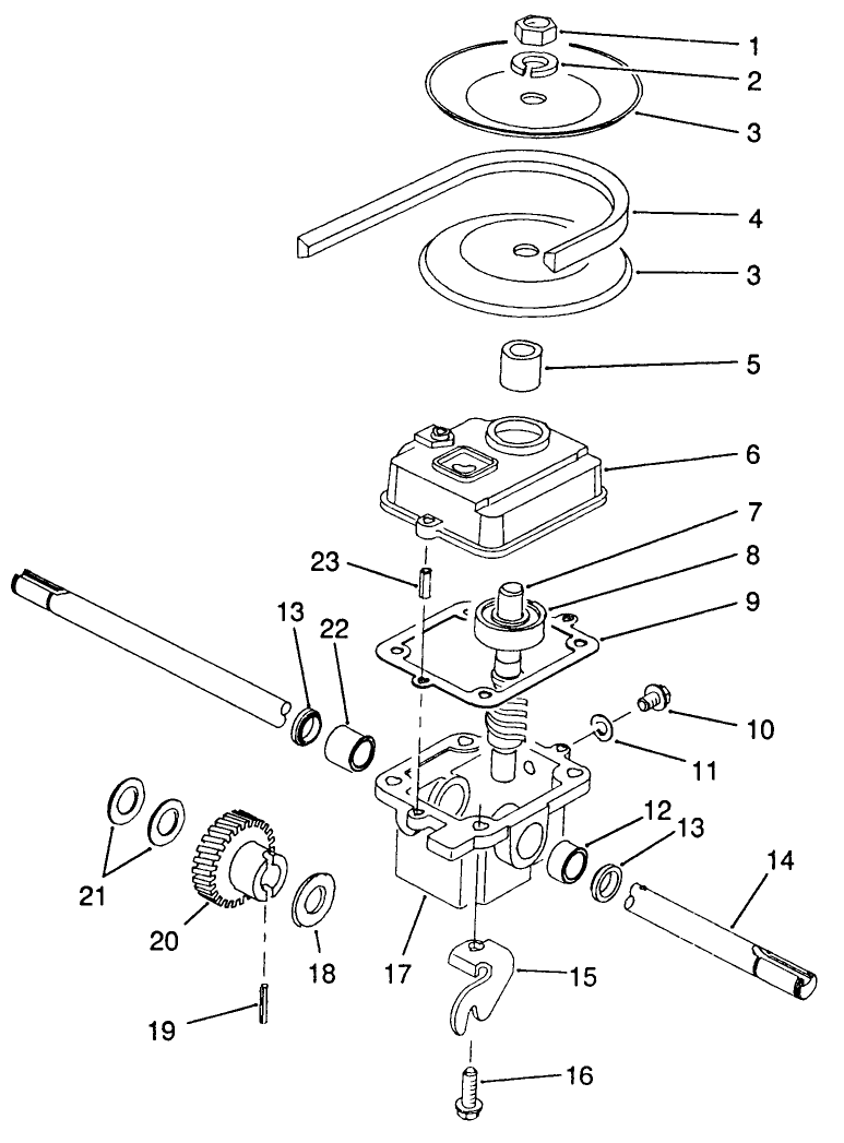 Gearbox Assembly No 71 8250 model No 20905 Only