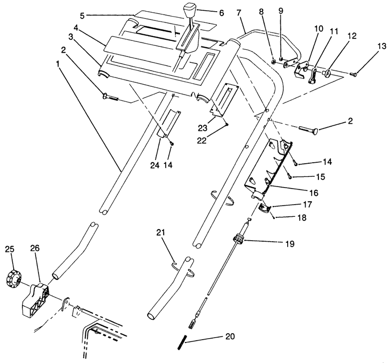Sp Handle Assembly model No 20905 Only