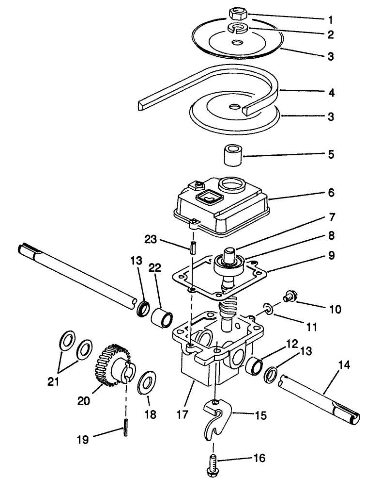 Gearbox Assembly No 71 8250 model No 20915 Only