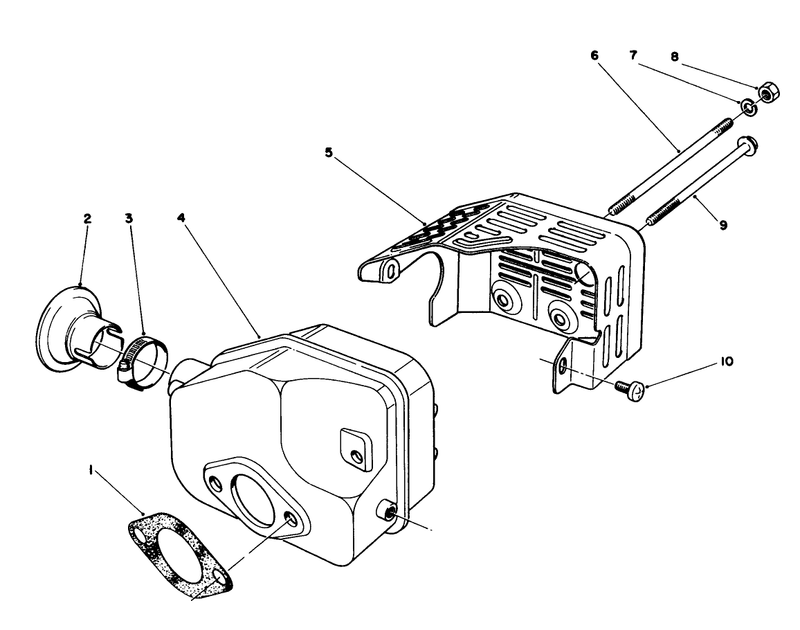 Muffler Assembly engine No 47pk9