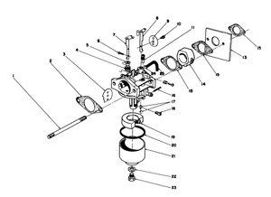 Carburetor Assembly Model No 47pm1-6