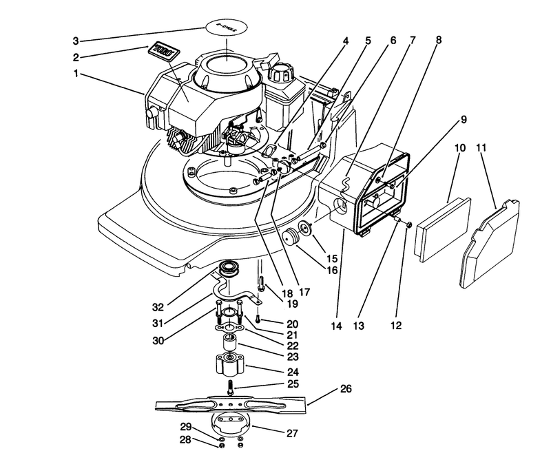 Engine Assembly model No 20916b