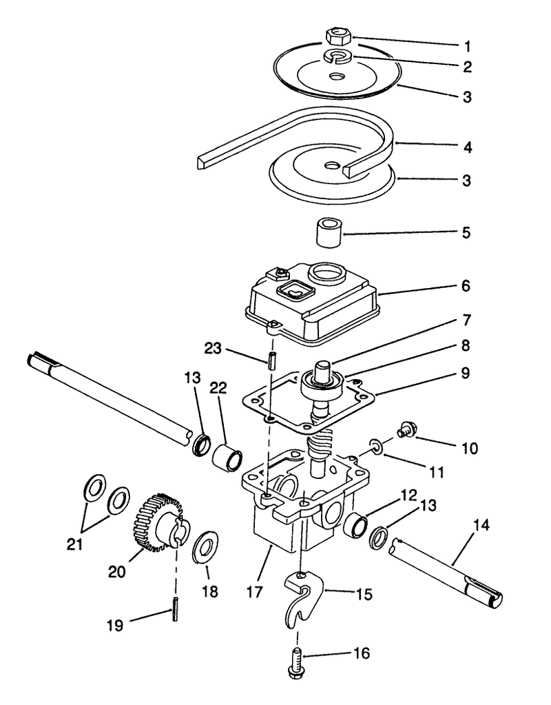 Gearbox Assembly No 71 8250 model No 20916b