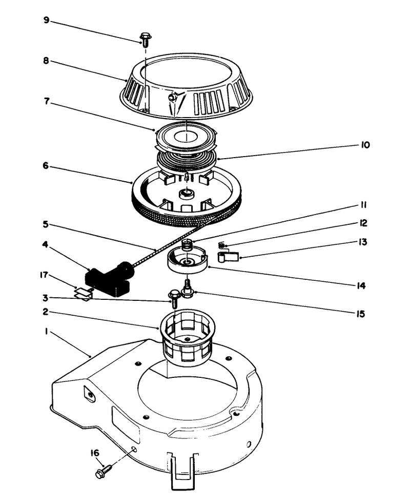 Recoil Assembly model No 47pm1 6