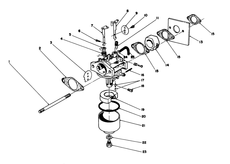 Carburetor Assembly model No 47pn2 6