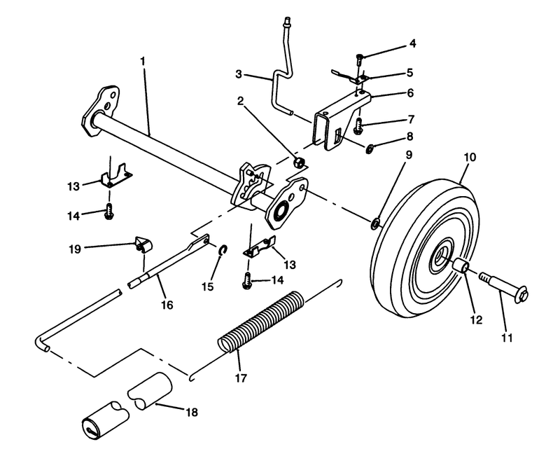 Hp Rear Axle Assembly