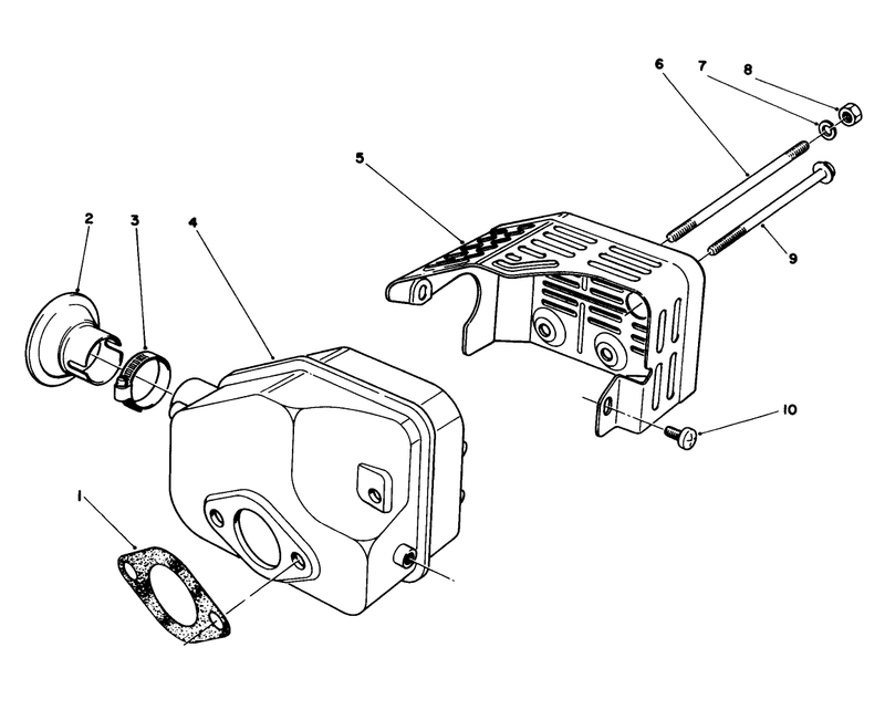 Muffler Assembly model No 47pn2 6