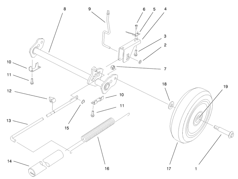 Deck Suspension Assembly
