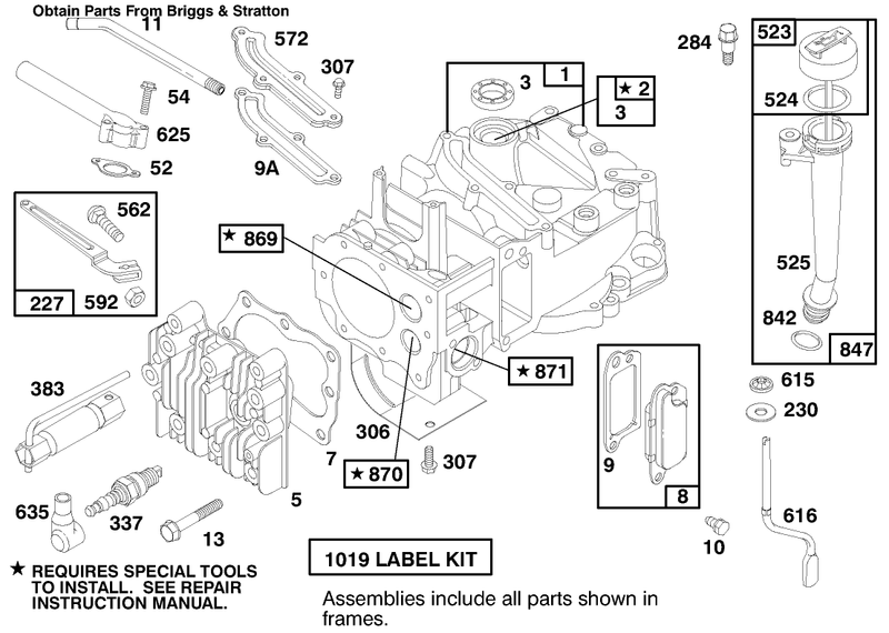 Engine Briggs and Stratton Model 12f802 0667 01