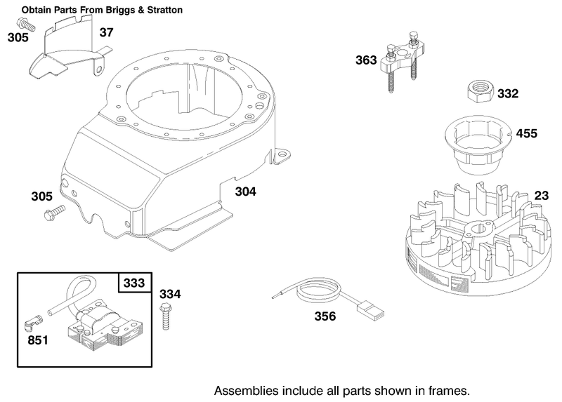 Engine Briggs and Stratton Model 12f802 0667 01