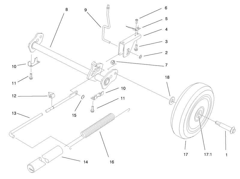 Deck Suspension Assembly