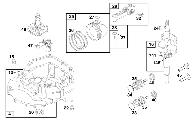 Engine Briggs and Stratton Model 12f802 1767 E1