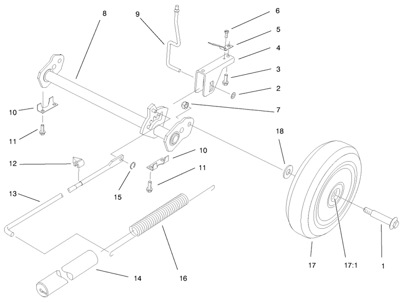 Deck Suspension Assembly