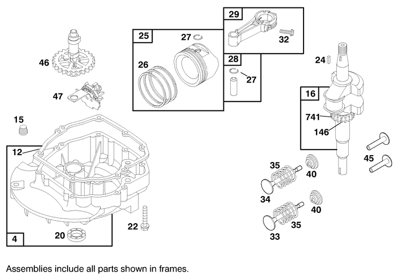 Engine Briggs and Stratton Model 12f802 1787 E1