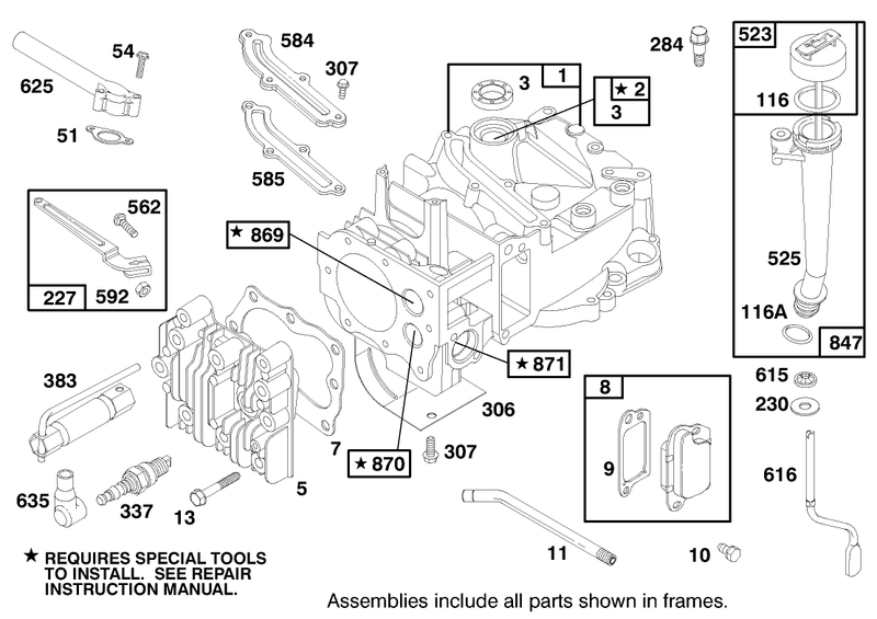 Engine Briggs and Stratton Model 12f802 1787 E1