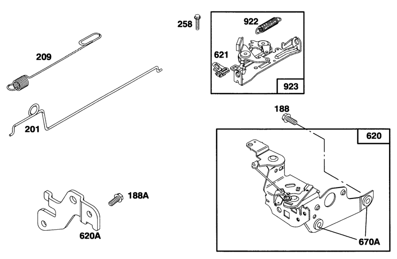 Engine Briggs and Stratton Model 12f802 0667 01