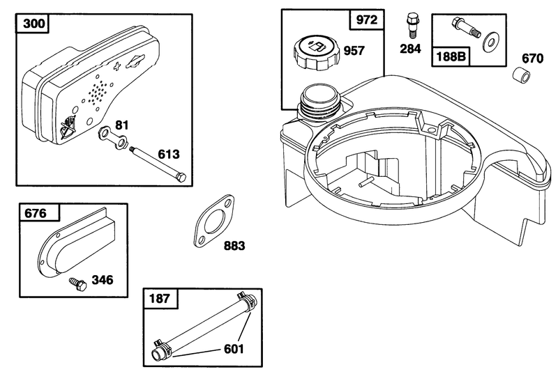 Engine Briggs and Stratton Model 12f802 0667 01