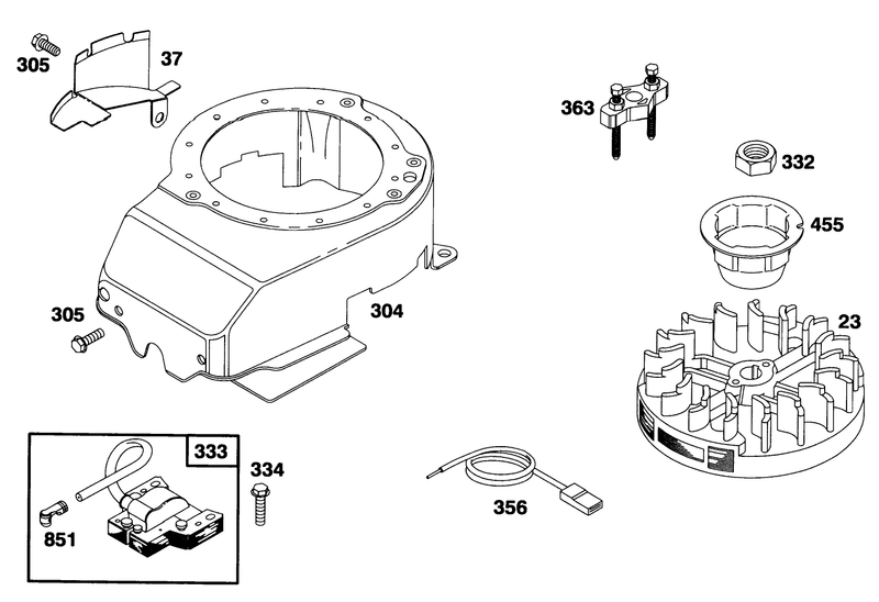 Engine Briggs and Stratton Model 12f802 0667 01
