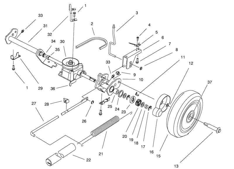 Rear Axle Assembly