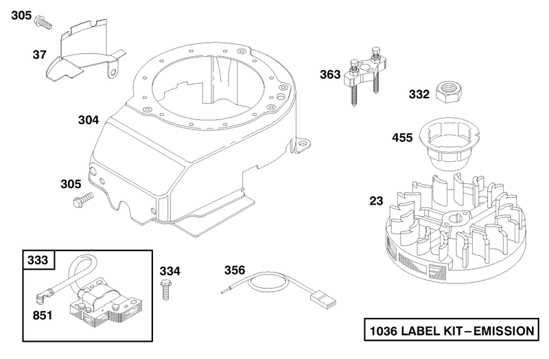 Engine Briggs and Stratton Model 12f802 1767 E1