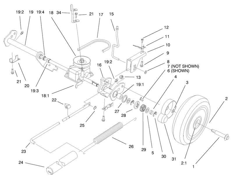 Deck Suspension Assembly