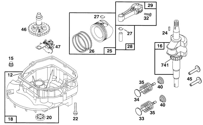Engine Briggs and Stratton Model 12f802 0667 01