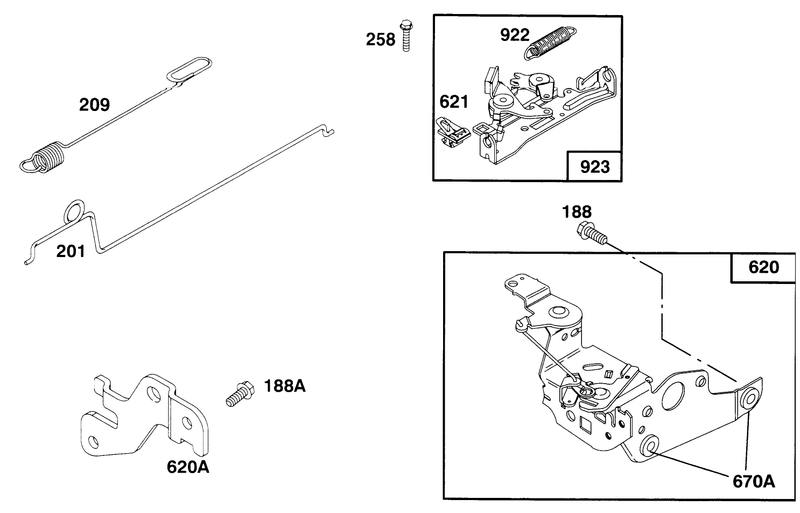 Engine Briggs and Stratton Model 12f802 0667 01
