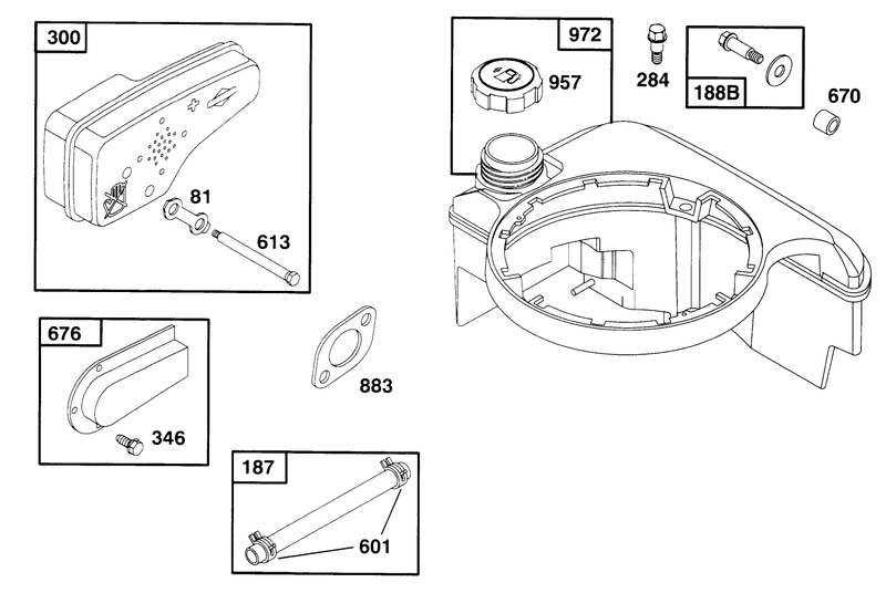 Engine Briggs and Stratton Model 12f802 0667 01