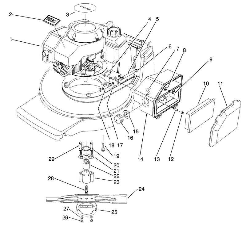 Engine Assembly model No 20911b