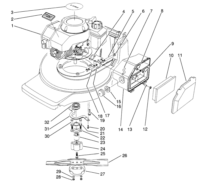 Engine Assembly model No 20916b