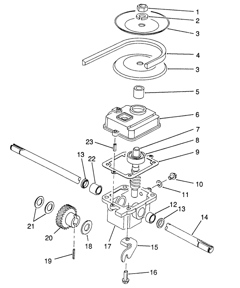 Gearbox Assembly No 71 8250 model No 20916b