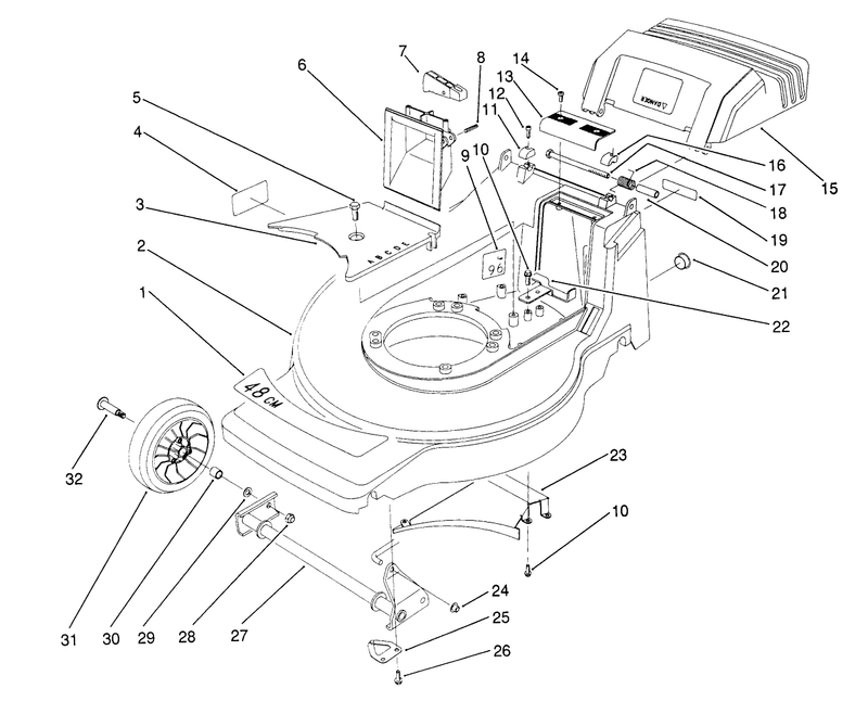 Housing Assembly model No 20916b