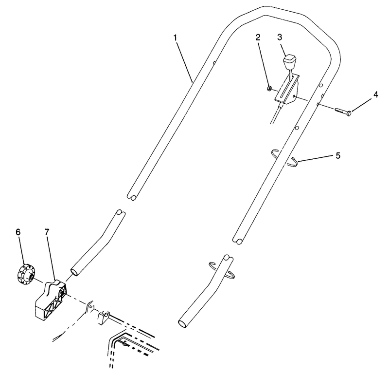 Hp Handle Assembly model No 20911b