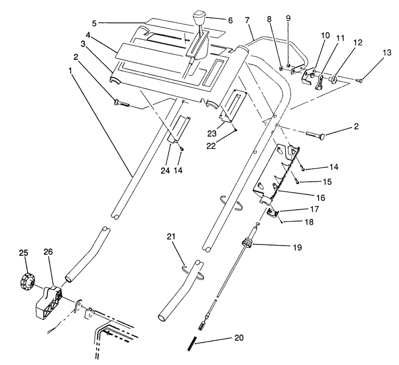 Sp Handle Assembly model No 20916b