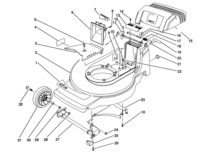 Housing Assembly model No 20916b
