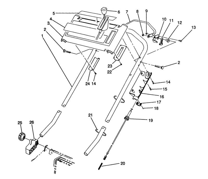 Sp Handle Assembly model No 20916b