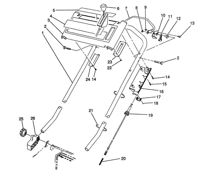 S P Handle Assembly