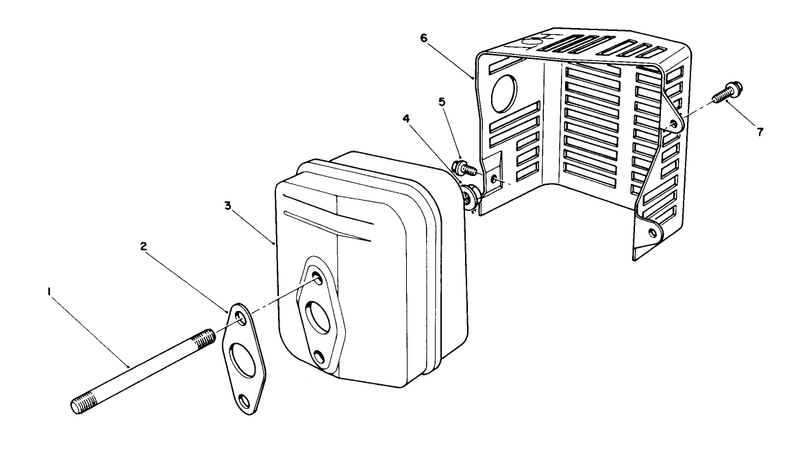 Muffler Assembly model No Vml0 7