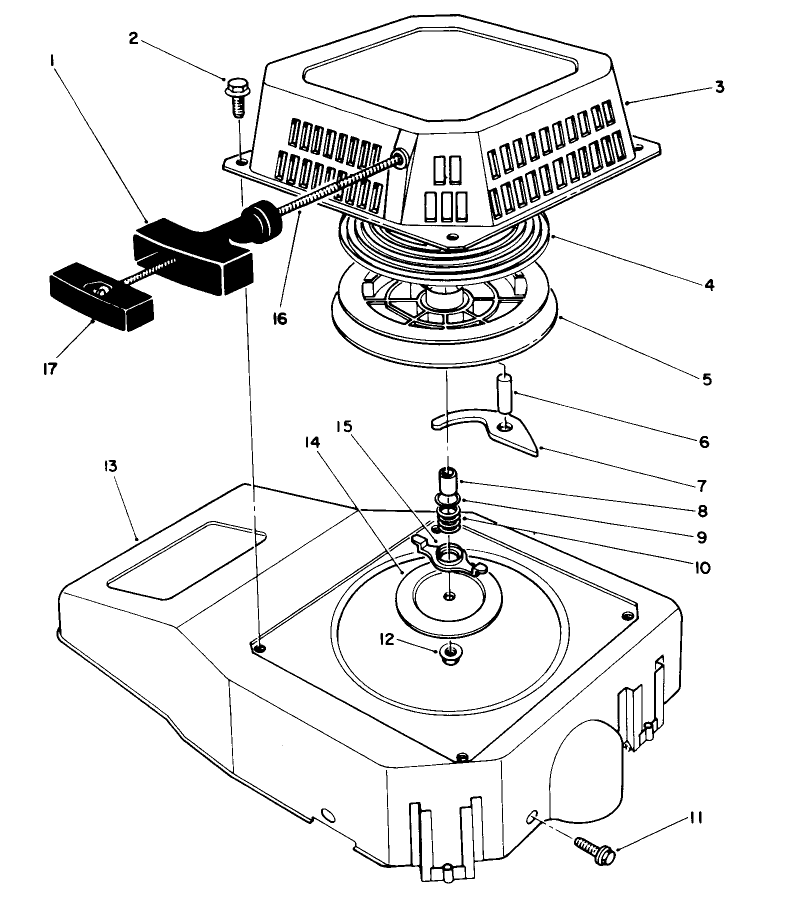 Recoil Assembly model No Vml0 7