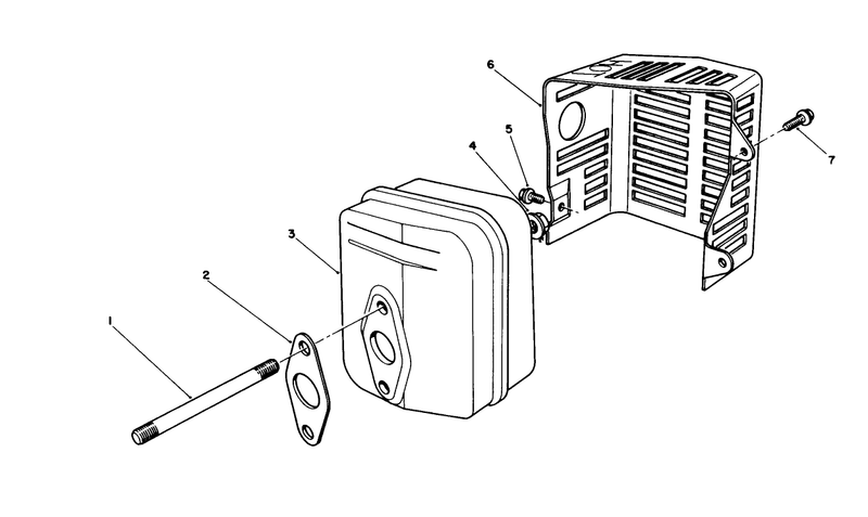 Muffler Assembly model No Vml0 7