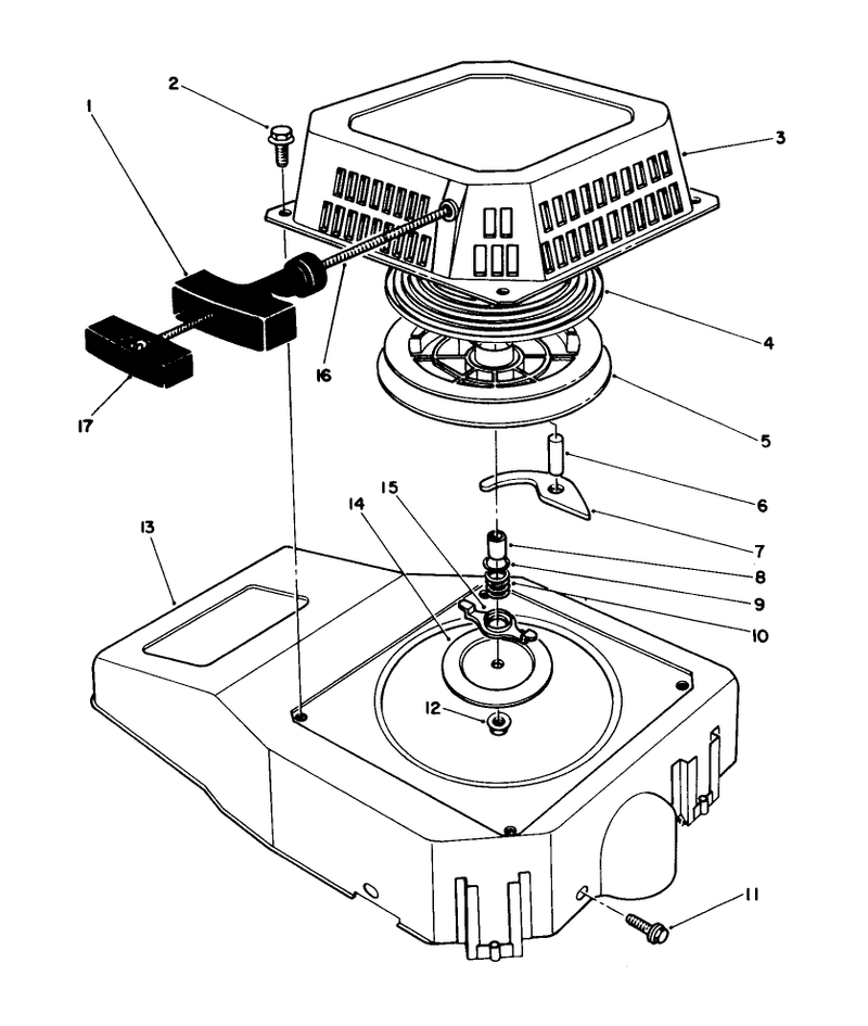 Recoil Assembly model No Vml0 7