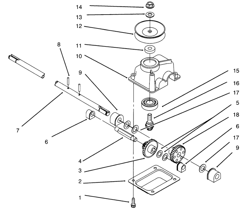 Gearcase Assembly No 71 9600
