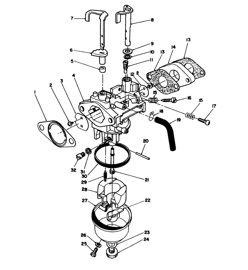 Carburetor Assembly model No Vmk9