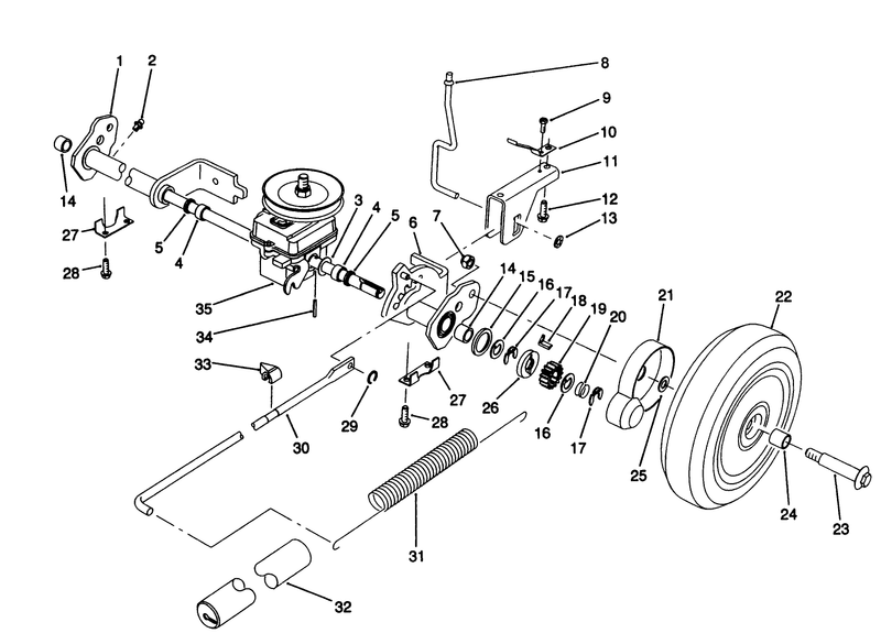 Sp Rear Axle Assembly