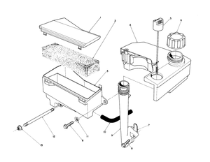 Air Cleaner and Fuel Tank Assembly Model No Vmk9-5
