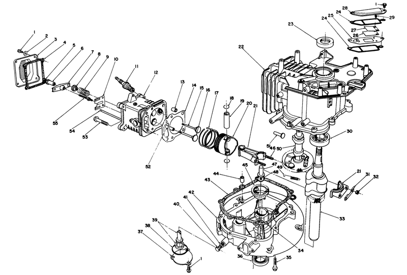 Crankcase Assembly model No Vml0 5