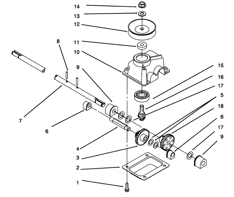 Gearcase Assembly No 71 9600