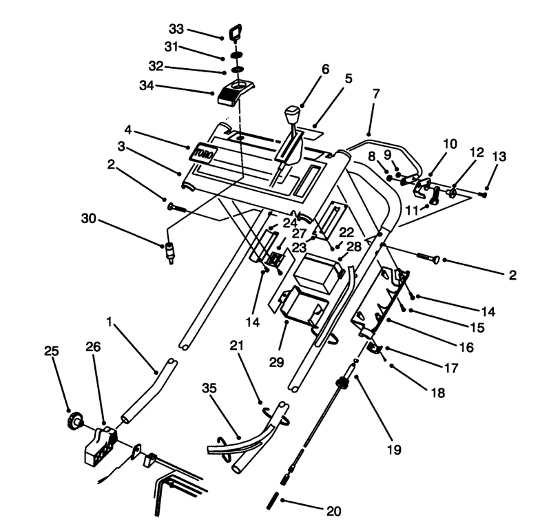 S P Handle Assembly